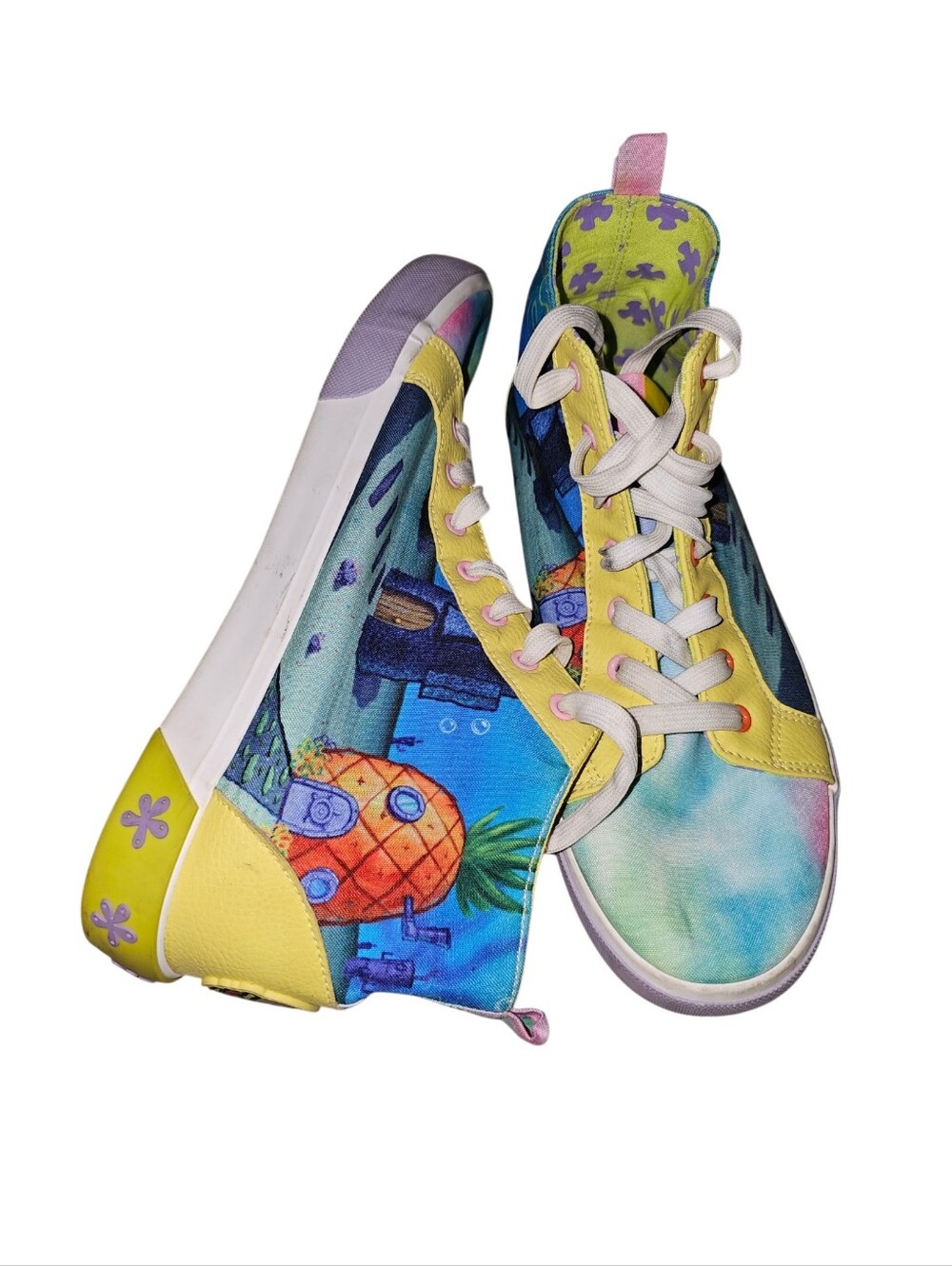 💰Spongebob Squarepants Graphic High-Top Sneakers